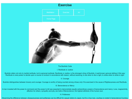 exersice screenshot