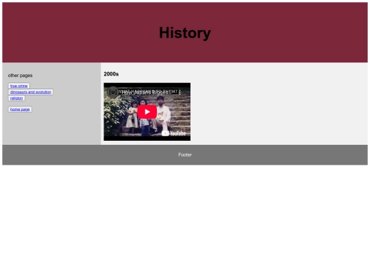 historypage screenshot