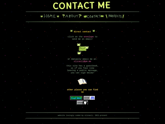 contact screenshot