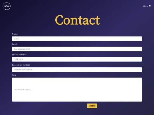 contact screenshot