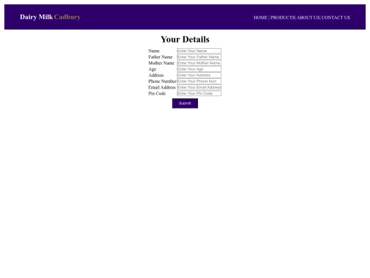 form screenshot