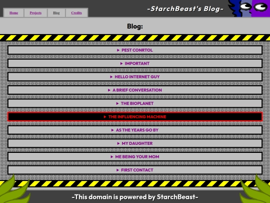 blog screenshot