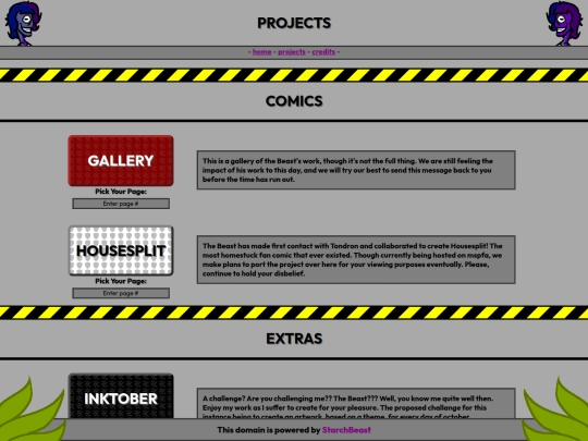 oldprojects screenshot