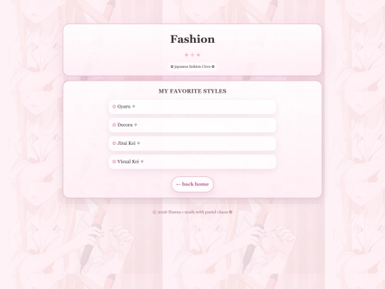fashion screenshot