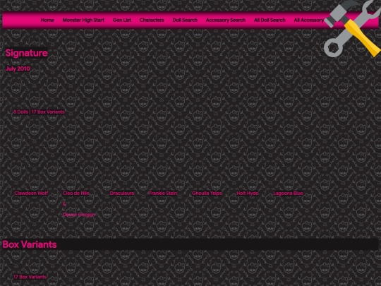 MH/Series/Signature screenshot