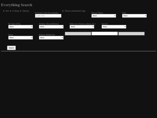 search screenshot