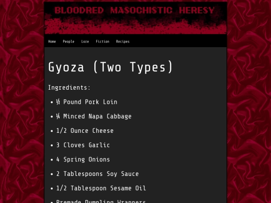 recipes/empress screenshot
