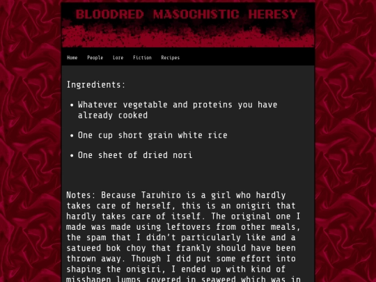 recipes/taruhiro screenshot