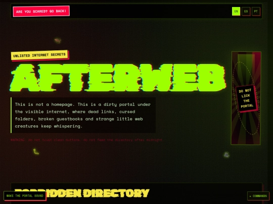 afterweb screenshot