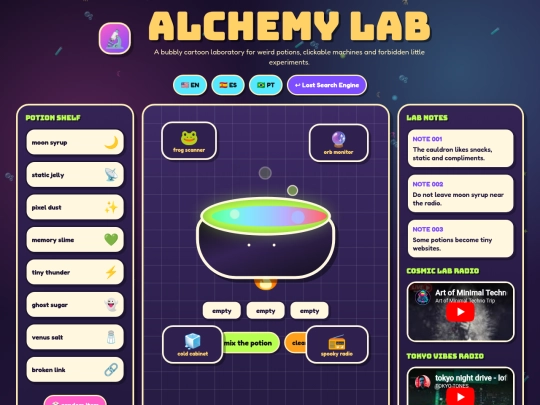 alchemy-lab screenshot