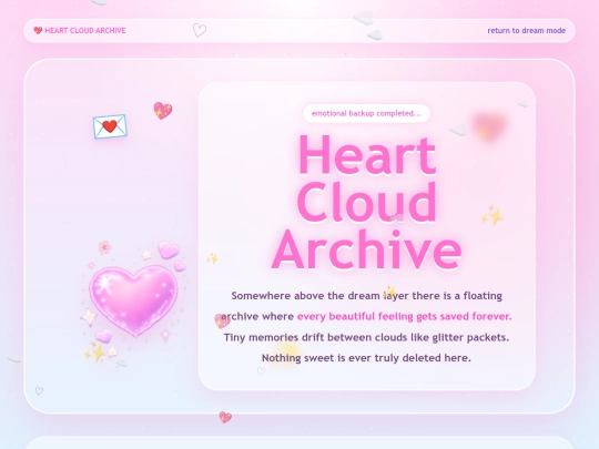 heart-cloud-archive screenshot