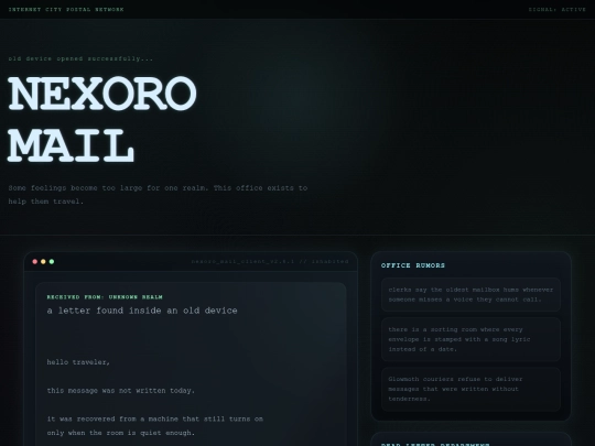 nexoro-mail screenshot