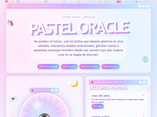 pastel-oracle screenshot