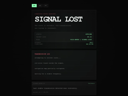 signal-lost screenshot
