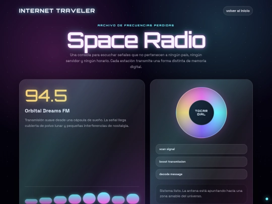 space-radio screenshot