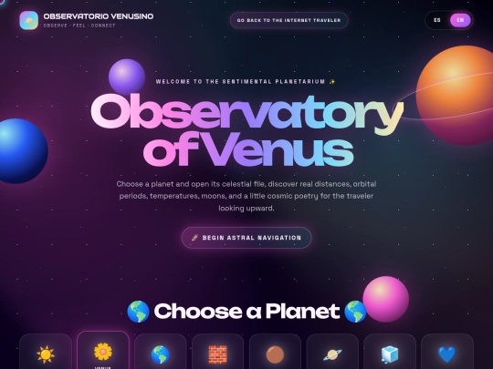 venus-observatory screenshot