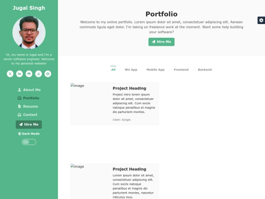 portfolio screenshot