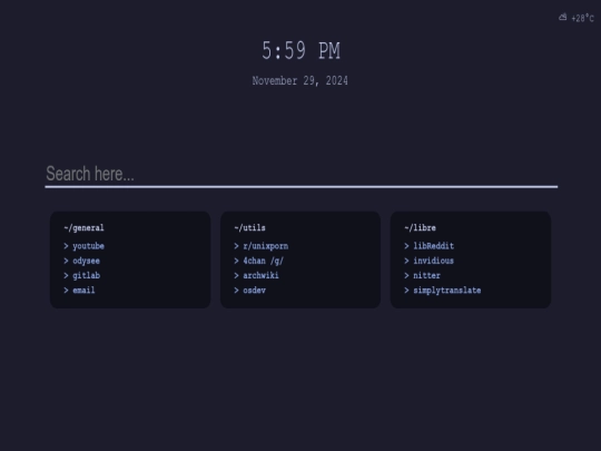 index screenshot