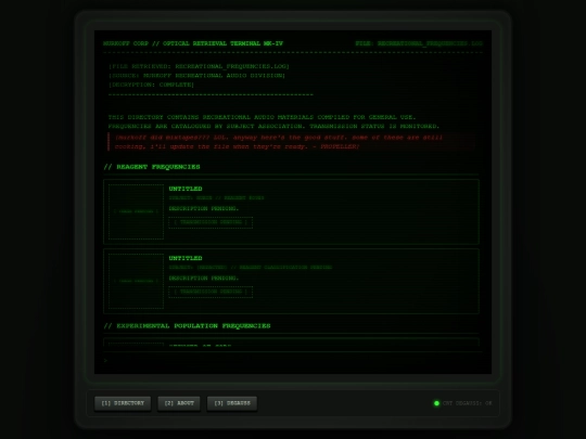frequencies screenshot