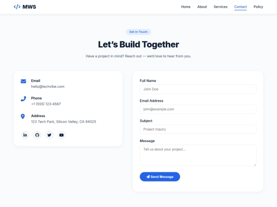 contact screenshot