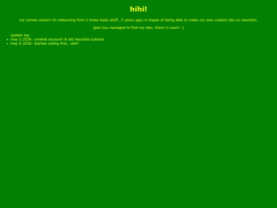 test screenshot