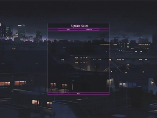 updates screenshot