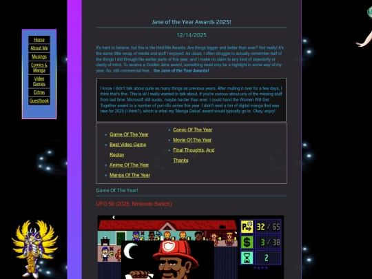 musings/awards2025 screenshot