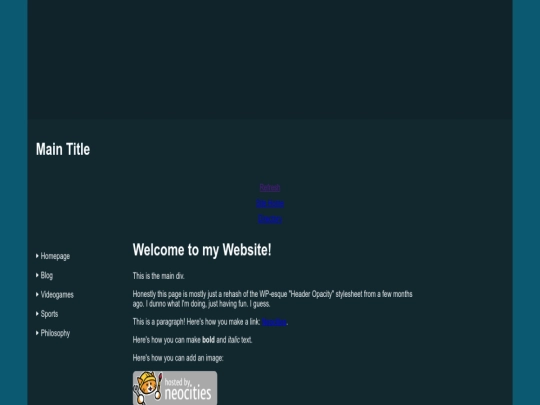 index screenshot