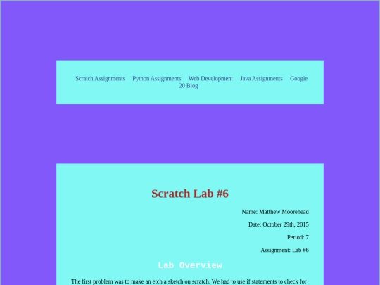 scratchLab6 screenshot