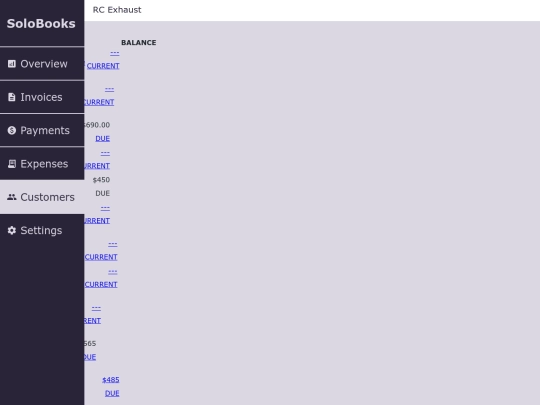 customers screenshot