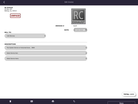 fakeData/invoices/cafeNervosaInvoice screenshot