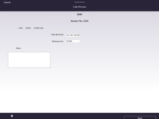 fakeData/payments/CafeNervosaPayment screenshot