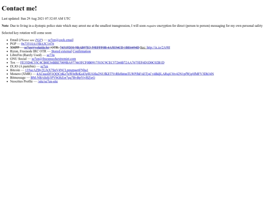contact screenshot