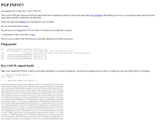 pgp screenshot
