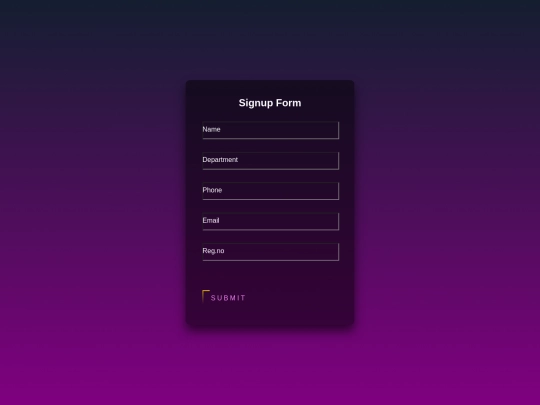 login screenshot
