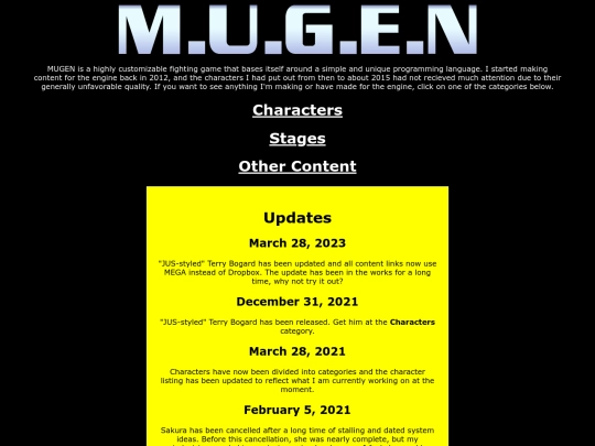 mugen screenshot