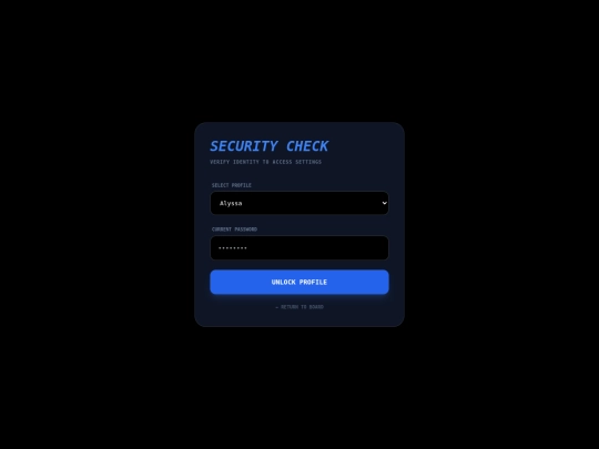 settings screenshot