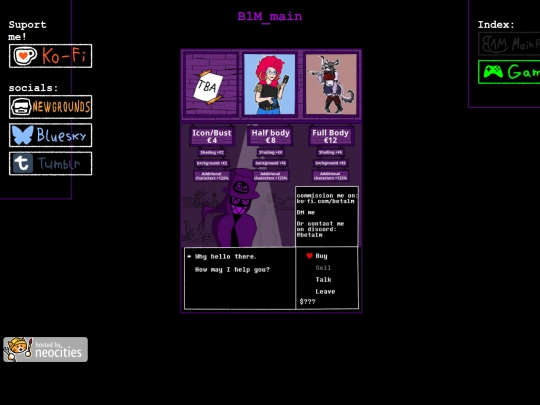 index screenshot