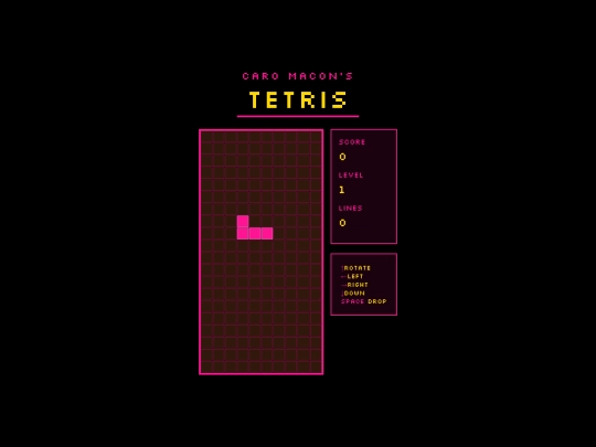 arcade/tetris screenshot