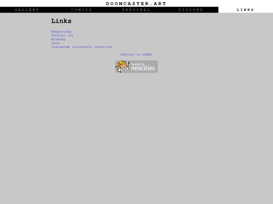 links screenshot