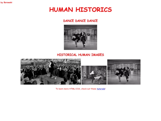 humanhistorics screenshot