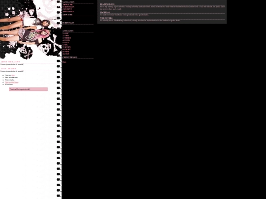 readinglog screenshot