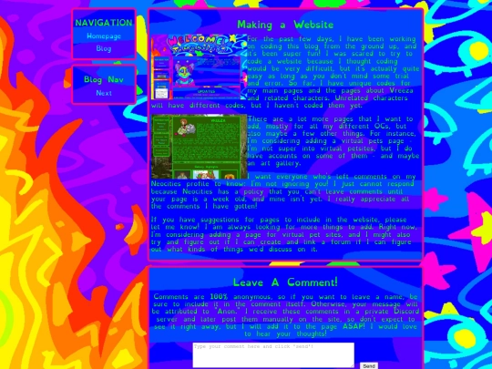 blog/new-site screenshot