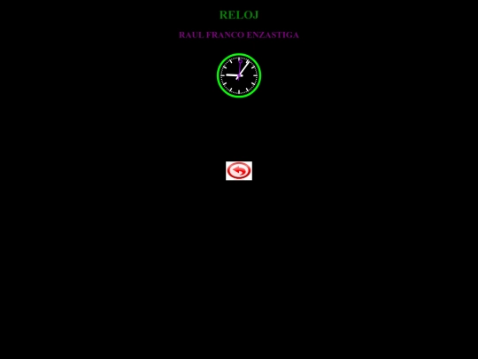 Canvas rfe/Reloj screenshot