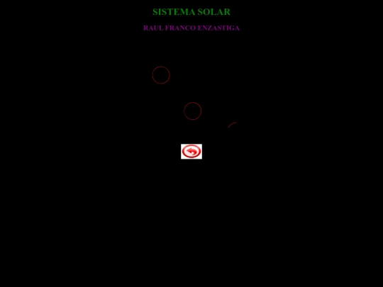 Canvas rfe/Sistema Solar screenshot