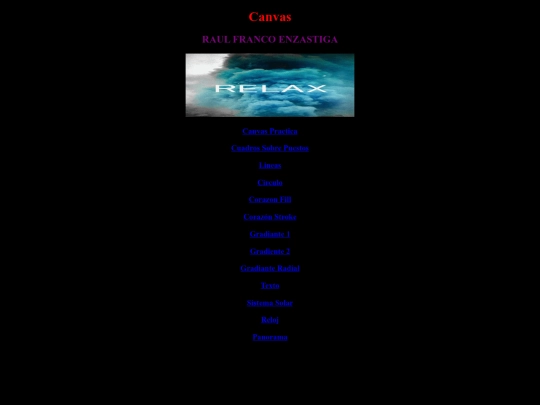 Canvas rfe/indexcanvas screenshot
