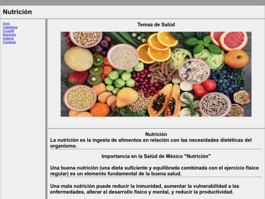 Deporte/Nutricion screenshot