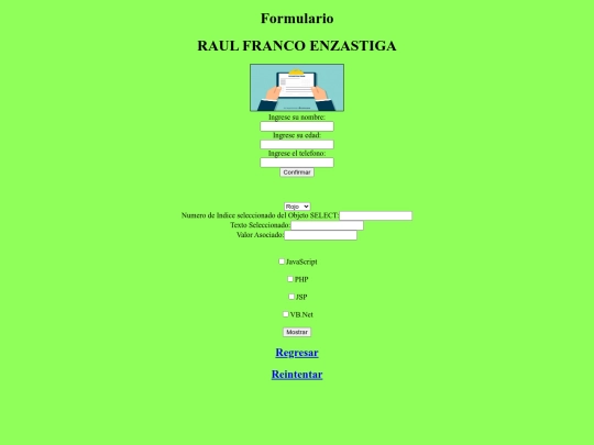 Formulario screenshot
