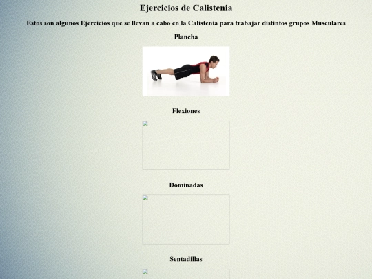 MI PROYECTO/Calistenia screenshot
