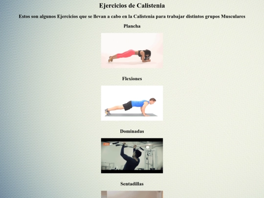 PAGWEBRFE/Calistenia screenshot